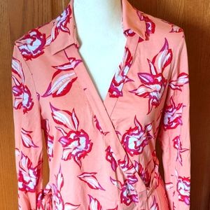 NWOT Diane Von Furstenburg Floral Wrap Dress